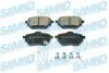 Колодки гальмівні (задні) Toyota Corolla 1.5/1.6 VVTi 19 SAMKO (5SP2251) зображення 1
