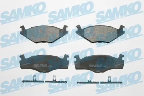 Гальмівні колодки, дискове гальмо (набір) SAMKO 5SP225