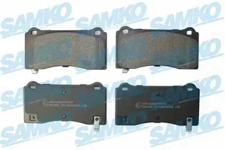 Колодки тормозные (передние) Tesla Model 3 17-/Model Y 19- (+датчик) SAMKO 5SP2268