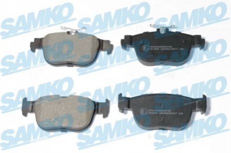 Тормозные колодки (задние) Audi A3/Seat Leon/Skoda Octavia/VW Golf VIII 19-/Caddy 20- SAMKO 5SP2277