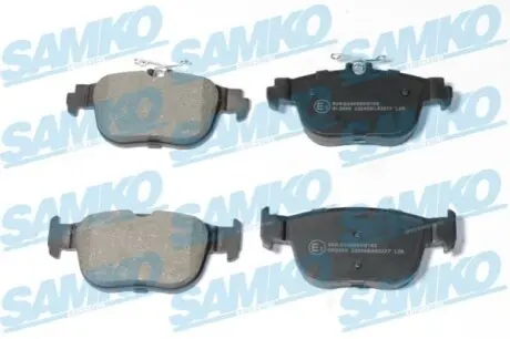 Колодки гальмівні (задні) Audi A3/Seat Leon/Skoda Octavia/VW Golf VIII 19-/Caddy 20 SAMKO 5SP2277