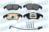 Колодки тормозные (передние) Audi A6/A7/Q5 08-(с датчиком) SAMKO (5SP2282A) изображение 1