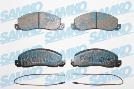 Колодки гальмівні (передні) Renault Trafic 80-01/Opel Arena 97-01 (+датчики) SAMKO 5SP278