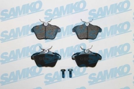 Гальмівні колодки, дискове гальмо (набір) SAMKO 5SP298 (фото 1)
