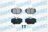 Тормозные колодки, дисковый тормоз.) SAMKO (5SP302) изображение 1