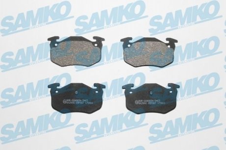 Тормозные колодки, дисковый тормоз.) SAMKO 5SP307 (фото 1)