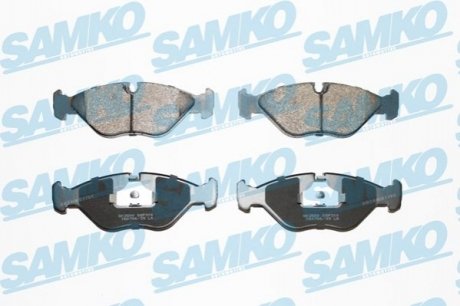 Тормозные колодки, дисковый тормоз.) SAMKO 5SP310 (фото 1)
