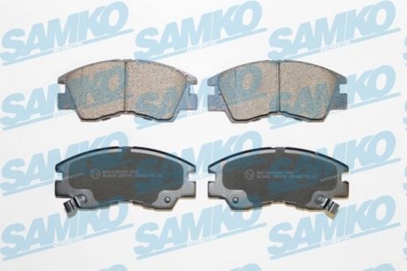 Гальмівні колодки, дискове гальмо (набір) SAMKO 5SP315 (фото 1)