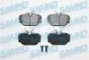 Колодки гальмівні (передні) BMW 3 (E30) 82-94/Z1 88-91 SAMKO (5SP319) зображення 1