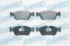 Тормозные колодки, дисковый тормоз.) SAMKO (5SP331) изображение 1