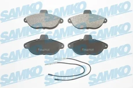 Тормозные колодки передние 96-03 (тип Bendix) SAMKO 5SP346