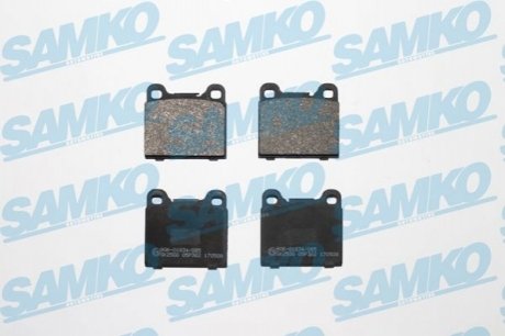 Тормозные колодки, дисковый тормоз.) SAMKO 5SP362 (фото 1)