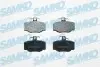 Тормозные колодки, дисковый тормоз.) SAMKO (5SP387) изображение 1