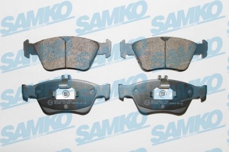 Гальмівні колодки, дискове гальмо (набір) SAMKO 5SP409
