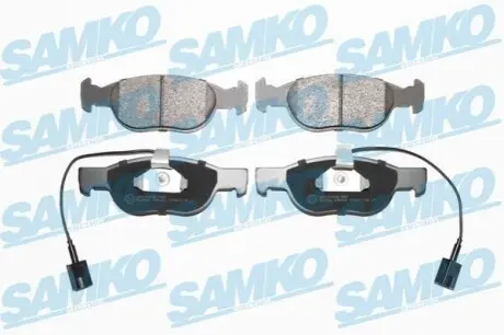 Гальмівні колодки, дискове гальмо (набір) SAMKO 5SP424