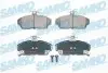 Колодки гальмівні (передні) Honda Civic VI/VII 94-05/Concerto 89-95/Rover 400 90-00 (17.5x129.3x68.6) SAMKO (5SP430) зображення 1