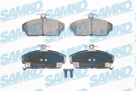 Гальмівні колодки, дискове гальмо (набір) SAMKO 5SP430 (фото 1)