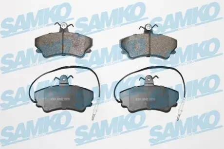 Гальмівні колодки, дискове гальмо (набір) SAMKO 5SP452