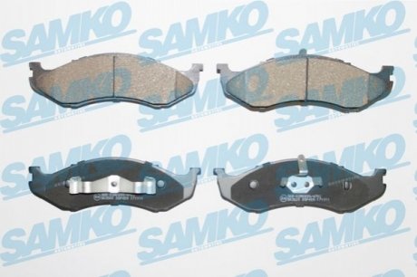Гальмівні колодки, дискове гальмо (набір) SAMKO 5SP459 (фото 1)