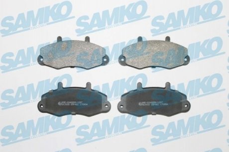 Тормозные колодки, дисковый тормоз.) SAMKO 5SP481 (фото 1)