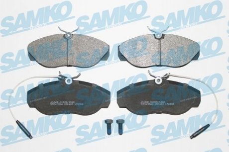Колодки гальмівні передні 94-02 (1.4t) SAMKO 5SP493
