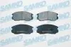 Тормозные колодки, дисковый тормоз.) SAMKO (5SP502) изображение 1