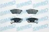 Колодки гальмівні (задні) Honda Civic V/VI 91-01/CRX II/Prelude III 87-92/Rover 93-05 SAMKO (5SP506) зображення 1