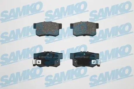 Колодки гальмівні (задні) Honda Accord /Civic/CR-V 90- (Akebono) замінено на 0986494358 SAMKO 5SP508