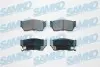 Колодки гальмівні (передні) Nissan Sunny II/III 1.4-1.6/2.0D 88-95 SAMKO (5SP520) зображення 1