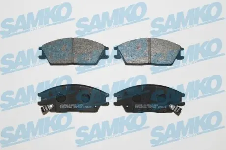 Гальмівні колодки, дискове гальмо (набір) SAMKO 5SP542