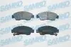 Колодки гальмівні (передні) Honda Civic V/VI 91-01/Jazz 02-08 SAMKO (5SP558) зображення 1