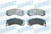 Колодки гальмівні (передні) Citroen C-Crosser 07-/Mitsubishi Outlander/Pajero 98-/Lancer/L400 94-03 SAMKO (5SP578) зображення 1
