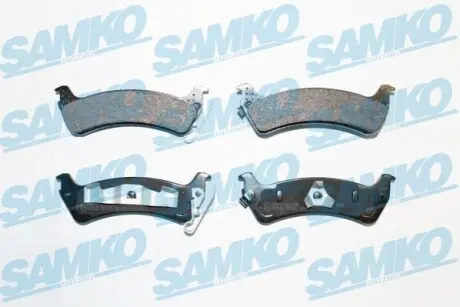 Гальмівні колодки, дискове гальмо (набір) SAMKO 5SP595