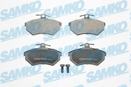 Гальмівні колодки, дискове гальмо (набір) SAMKO 5SP600 (фото 1)