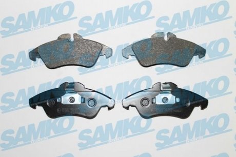 Гальмівні колодки, дискове гальмо (набір) SAMKO 5SP608 (фото 1)