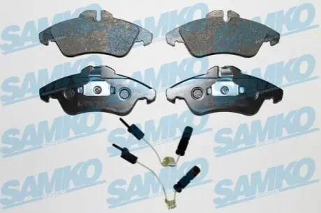 Тормозные колодки, дисковое тормоз (набор) SAMKO 5SP608A