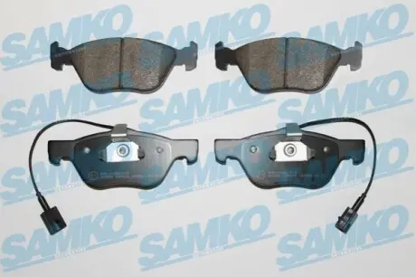 Комплект дисковых тормозных колодок. FIAT/LANCIA SAMKO 5SP614