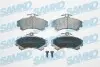 Тормозные колодки, дисковый тормоз.) SAMKO (5SP615) изображение 1