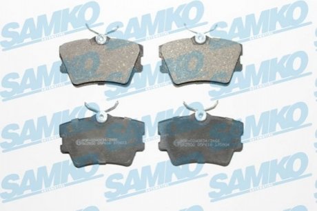 Тормозные колодки, дисковый тормоз.) SAMKO 5SP616