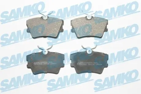 Гальмівні колодки, дискове гальмо (набір) SAMKO 5SP616