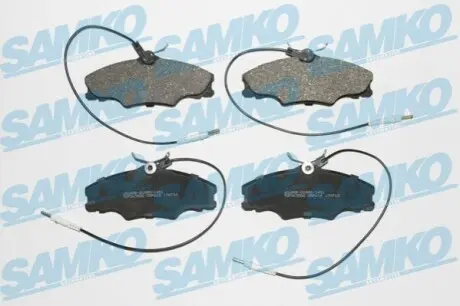 Гальмівні колодки, дискове гальмо (набір) SAMKO 5SP619