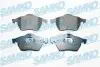 Колодки гальмівні (передні) Opel Astra G 99-02/Vectra B 95-03/Calibra A 91-97/Saab 9-3 98-09 SAMKO (5SP635) зображення 1
