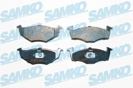 Колодки гальмівні (передні) Seat Arosa 97-04/Skoda Fabia 99-14/Roomster 07-15/VW Polo 94-09 SAMKO 5SP638