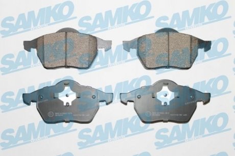 Тормозные колодки, дисковый тормоз.) SAMKO 5SP639 (фото 1)