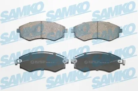 Гальмівні колодки, дискове гальмо (набір) SAMKO 5SP640