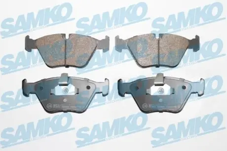 Колодки гальмівні (передні) BMW 5 (E39) 95-04 (Ate) M47/M51/M52/M54/M57 SAMKO 5SP649