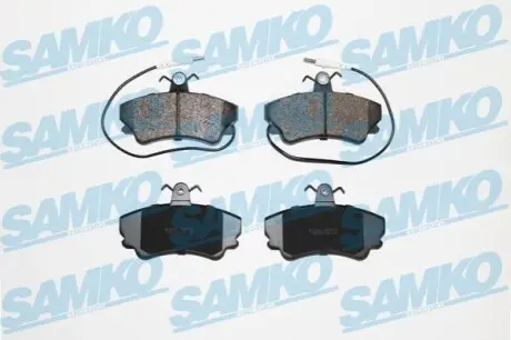Гальмівні колодки, дискове гальмо (набір) SAMKO 5SP653