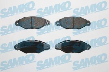 Колодки гальмівні (передні) Renault Kangoo 97-/Nissan Kubistar 03 SAMKO 5SP661