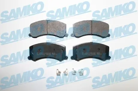 Тормозные колодки, дисковый тормоз.) SAMKO 5SP665