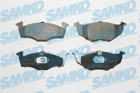 Тормозные колодки, дисковый тормоз.) SAMKO 5SP667 (фото 1)